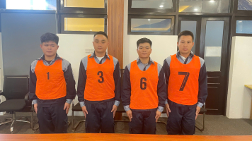 【バックホー実技試験・面接を経て、技能実習生の合格者が決定】